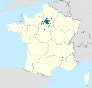 Carte de France avec des marqueurs pour chaque supporter