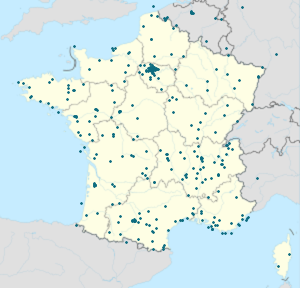 Carte de France avec des marqueurs pour chaque supporter